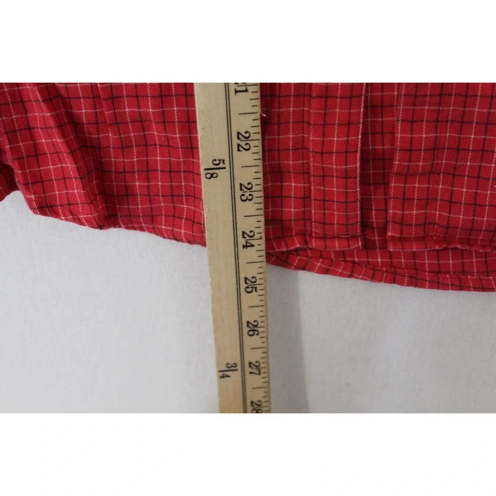 Banana Republic Men Red Shirt Button Down Soft Wash Size XS